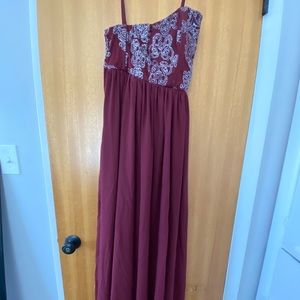 A formal dress, only been worn once